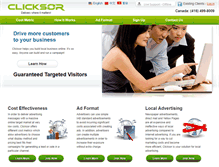 Tablet Screenshot of clicksor.cn